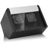 LUXWINDER Uhrenbeweger Carat für 2 Uhren Watch Winder for 2 Watches Black