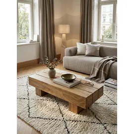 KADIMA DESIGN Saar Beige Akazie 120 x 30 x 45 cm