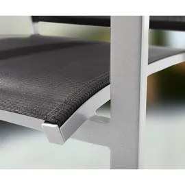 Sieger Meran Stapelsessel 61 x 57 x 98 cm graphit/grau