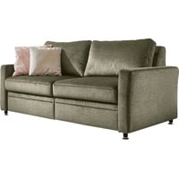 Die PlanBar Schlafsofa MP-PD19021, mit Längsschläferfunktion 80 bzw. 160x210 cm grün