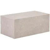 Home Deluxe Couchtisch Amiri L - Farbe: Beige, Größe: 95 x 50 cm, MDF Platte, bereits fertig montiert I Wohnzimmertisch Beistelltisch Sofatisch