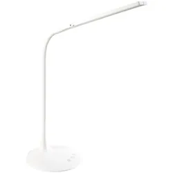 GENIE LED Schreibtischlampe TL48, flexibler Arm, weiß
