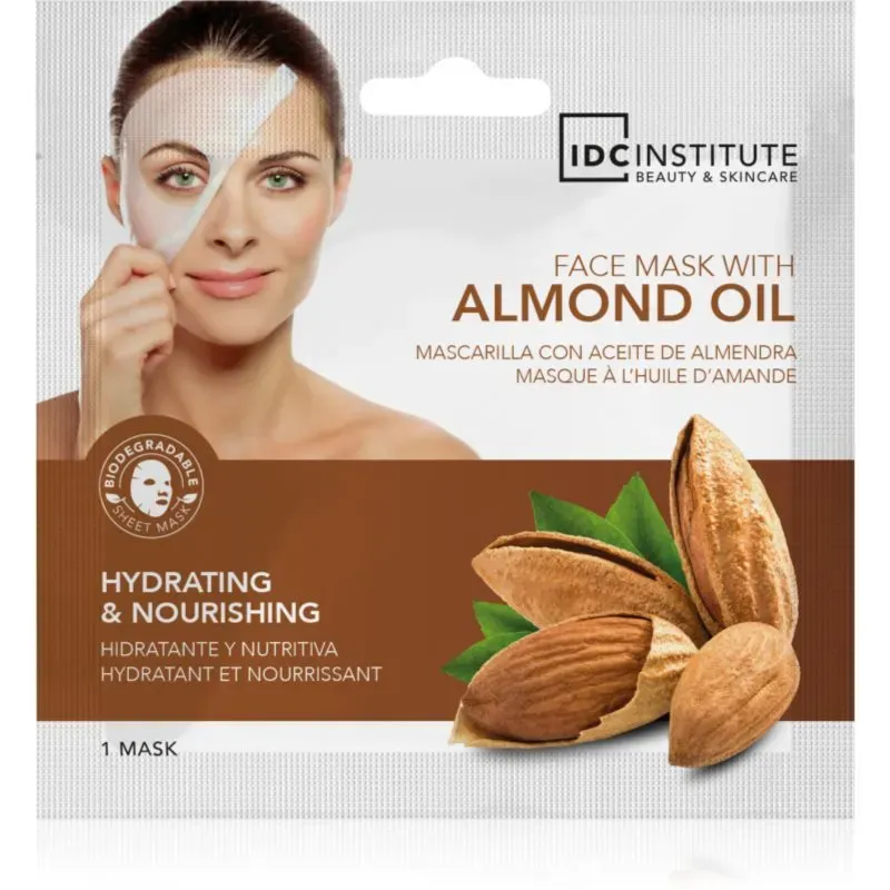IDC Institute Almond Oil Einweg-Gesichtstuchmaske 1 St.
