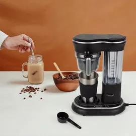 Prixton Kaffeemaschine mit Mahlwerk | Tropfsystem, Edelstahlbecher mit Deckel, 600 W