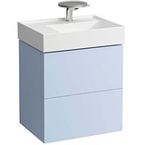 Laufen Kartell Waschtisch-Unterschrank H4075680336451 60x58x45cm, 2 Schubladen, graublau