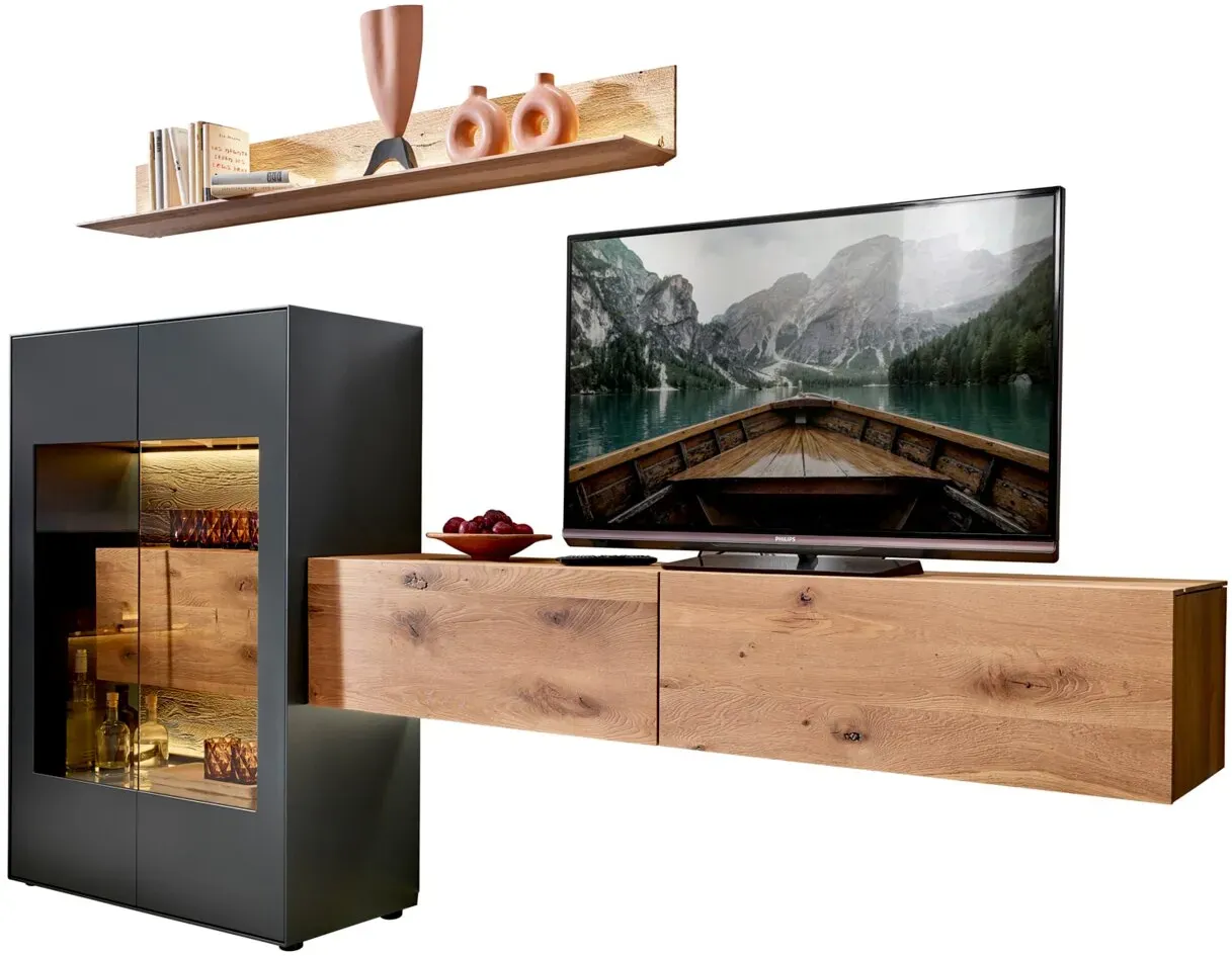 Valnatura Wandkombination LIVINO - B/H/T ca. 299,00x190,00x44,00