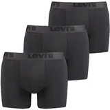 Levi's Herren Boxer Vorteilspack - Premium Boxer, Cotton Stretch Schwarz S