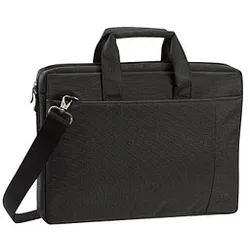 RIVACASE Laptoptasche Central 8231 Kunstfaser schwarz 8231 BLACK bis 39,6 cm (15,6 Zoll)