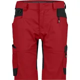 DASSY DASSY® Axis Next Women Damen Stretch-Arbeitsshorts rot/schwarz 36