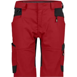 DASSY DASSY® Axis Next Women Damen Stretch-Arbeitsshorts rot/schwarz 36