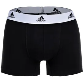 Adidas Herren Trunk (3PK) Active Flex Cotton Unterwäsche, 006 Black, S