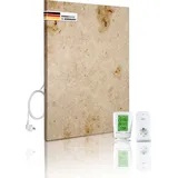 marwona 500 Watt Marmor Infrarotheizung mit Digitalthermostat - Wandheizung - Germany - Lymonit - Hellbraun