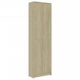 vidaXL Garderobenschrank Sonoma-Eiche 55x25x189 cm Holzwerkstoff