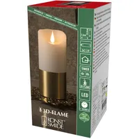 Konstsmide LED-Kerze 14 cm weiß