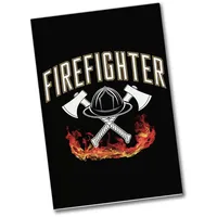 Speecheese Feuerwehrhelm Firefighter Souvenir Souvenir Magnet für Feuerwehrleute Souvenir