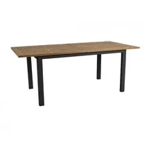 Brafab Lyon Ausziehtisch 224-304 x 304 x 76 cm Schwarz