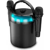 Ledwood Bluetooth Karaoke Lautsprecher 120W LED (3 h), Bluetooth Lautsprecher, Schwarz