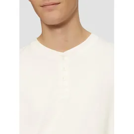 QS Gewaschenes Henley-Longsleeve beige XL
