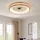 GLOBO Deckenventilator 50 cm Holzlampe Braun