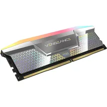 Corsair Vengeance RGB CUDIMM Kit (2x24GB) Bis zu 8000MHz CL38-50-50-128 1.4V Intel XMP 3.0 Desktop-Arbeitsspeicher – Silber