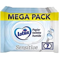 Lotus Feuchtes Toilettenpapier Sensitive - ohne Farb- und Duftstoffe - FSC Fasern 100% natürlichen Ursprungs - 294 Blatt