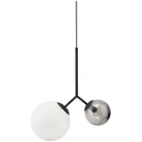 House Doctor Twice 1-flg. 70 cm rund schwarz/weiß