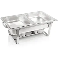 Zelsius Mahlzeit Chafing Dish (Nizza 2x 1/2 gn Warmhaltebehälter
