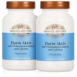 Darm Aktiv mit Flohsamenschalen und Calcium Presslinge