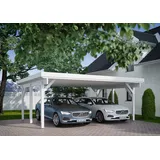 Kiehn-Holz Doppelcarport KH 310 6,34 x 5,04 m weiß
