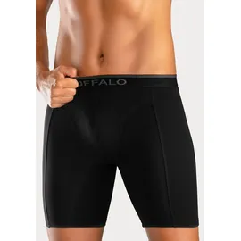 Buffalo Langer Boxer Boxershorts türkis/orange/schwarz L 3er Pack