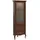 JV Möbel Eckvitrine 48 x 75 x 208 cm Braun