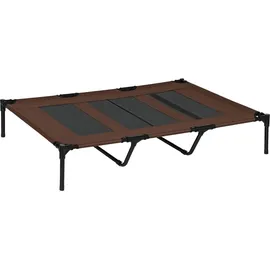 PawHut Hundesofa rund 100 x 100 cm braun