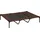 PawHut Hundesofa rund 100 x 100 cm braun