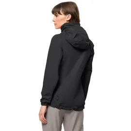 Jack Wolfskin Stormy Point Regenjacke Damen Schwarz M