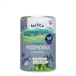 BALTICA Wachtel mit Rindfleisch 400g getreidefreies Nassfutter
