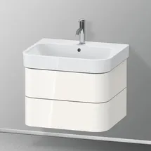 Duravit Happy D.2 Plus Waschtisch-Unterschrank HP4386022220000 62,5 x 49 cm, weiß hochglanz,