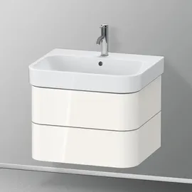 Duravit Happy D.2 Plus Waschtisch-Unterschrank HP4386022220000 62,5 x 49 cm, weiß hochglanz,