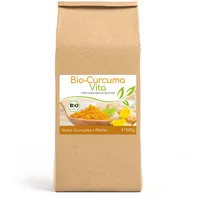 CELLAVITA Bio Curcuma Vita 4-Monatsvorrat 500g Bio Curcumapulver & schwarzer Pfeffer Kurkuma Gelber Ingwer und Safranwurz (Bio-Qualität)