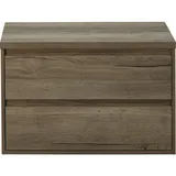 Waschtischunterschrank Sanox Porto Frontfarbe tabacco BxHxT 90 x 59 x 50 cm