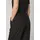 Base Level Yul Leinenhose lässig geschnitten Schwarz 38