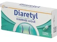 DIARETYL - Diarrhée aiguë Chlorhydrate de lopéramide 2mg à partir 15ans 12 gélules Capsule(S) pc(s)