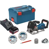 Bosch GNF 18V-40 Mauernutfräse 18 V 40 mm inkl. 1x Akku 5,0 Ah + Ladegerät + L-Boxx