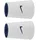Nike Swoosh Classic Reversible Doublewide Wristbands 2er Pack Schweißbänder Tennis Fitness Running Handgelenkbänder wendbar, College Navy/White/College Navy, One Size