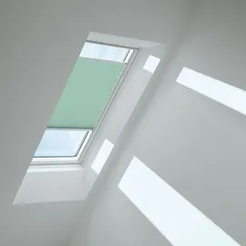 VELUX Plissee Mint 1281, FK08 1281KWL (Farbe: - 1281KWL, Farbe Schiene: