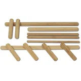 Habys Bambus Massagestäbe, Bambus Massage 11-teiliges Set Ganzkörpermassage,