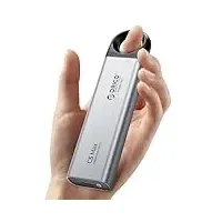 ORICO Portable SSD 8TB, Externe SSD bis zu 460MB/s, USB 3.2, Hängeloch Design, 2 in 1 USB C & A Kabel, Externe Festplatte für iPhone, Mac, PC, Smartphone - C5Max