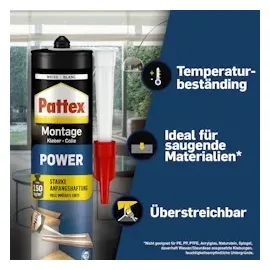 Pattex Montagekleber 370 g weiß