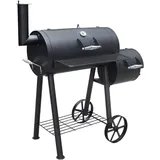Smoker Grill BBQ Holzkohle Grillwagen Räucherofen Holzkohlegrill GRILLCHEF