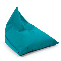 mokebo Sitzsack Der Sommerschlitten (für drinnen & draußen), Outdoor Bean Bag, Relaxliege & Sonnenliege, Kinder & Erwachsene Blau blau 57 cm x 58 cm x 117 cm