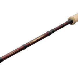 Abu Garcia Tormentor2 Reise-Spinnrute, leichte Angelrute mit 24T Carbon Blank, Korkgriff, kompaktes Design für Reisende Angler, Süß- und Salzwasser Raubfische, 2.13m 10-30g